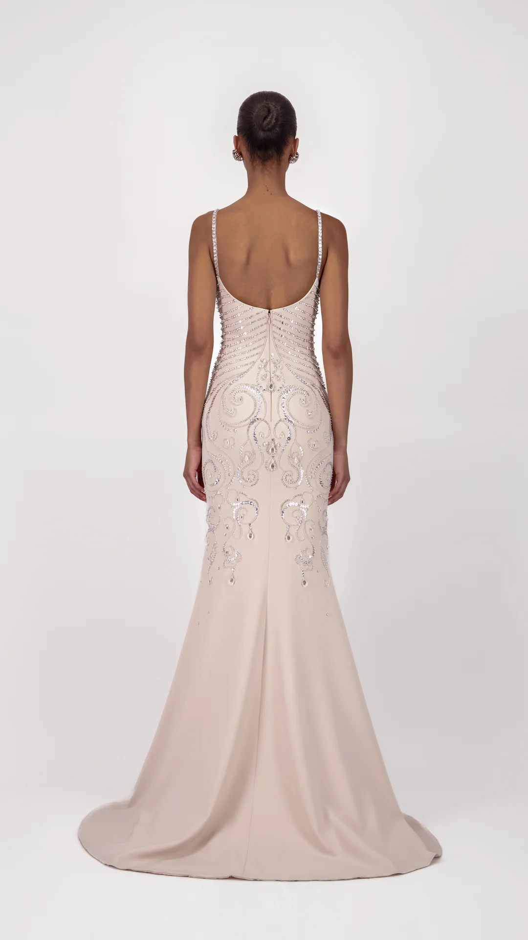 Beaded Sweetheart Long Dress - Image 2