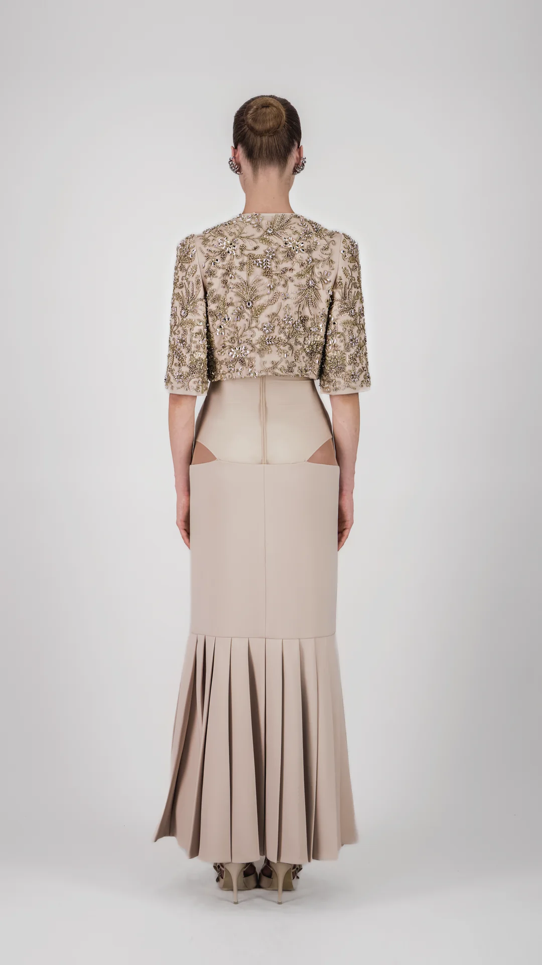 Embroidered Cropped Jacket - Image 3