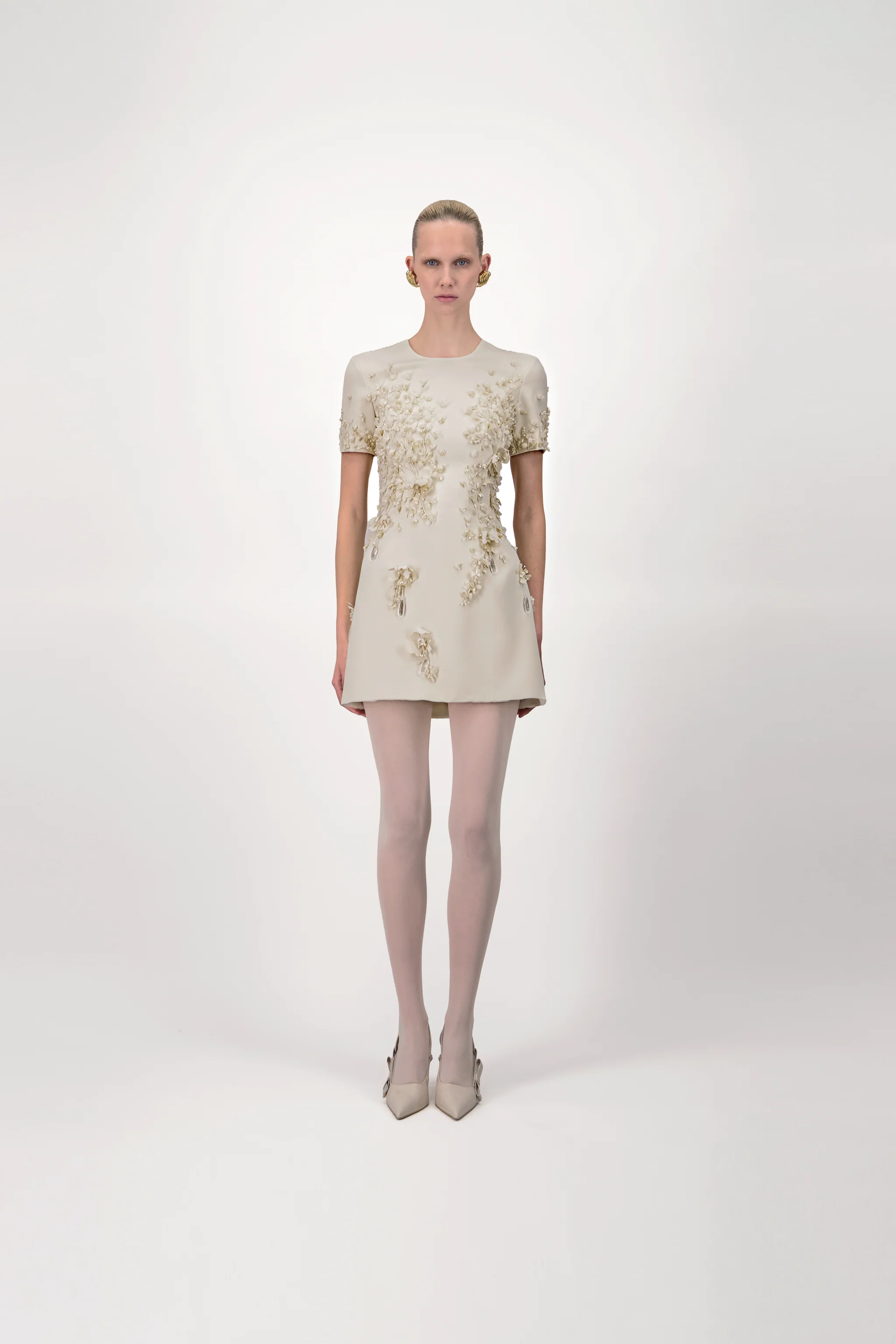 Floral Sprout Mini Dress