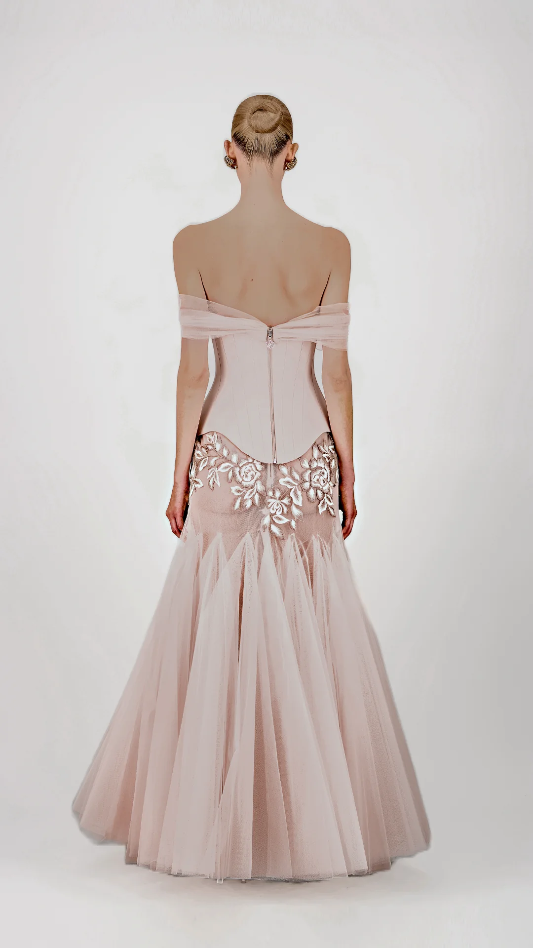 Off-Shoulder Corset Long Dress - Image 2